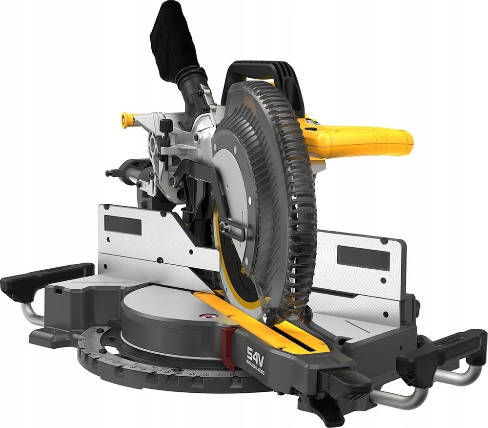 DeWALT skersinio pjovimo staklės DCS781N, FLEXVOLT 54V, 305 mm, be akumuliatoriaus ir kroviklio
