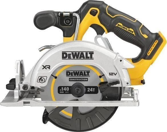 Akumuliatorinis diskinis pjūklas DeWalt DCS512P2-QW; 12 V; 2x5,0 Ah akum.