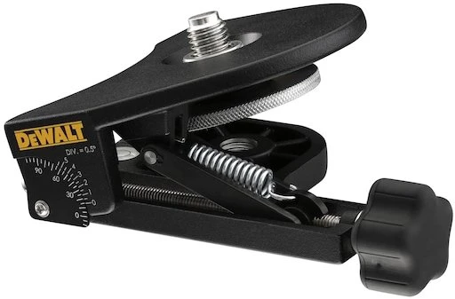 DeWalt do laserów budowlanych (podstawa uchylna 0-90° do poziomic laserowych) - (DE0738-XJ)