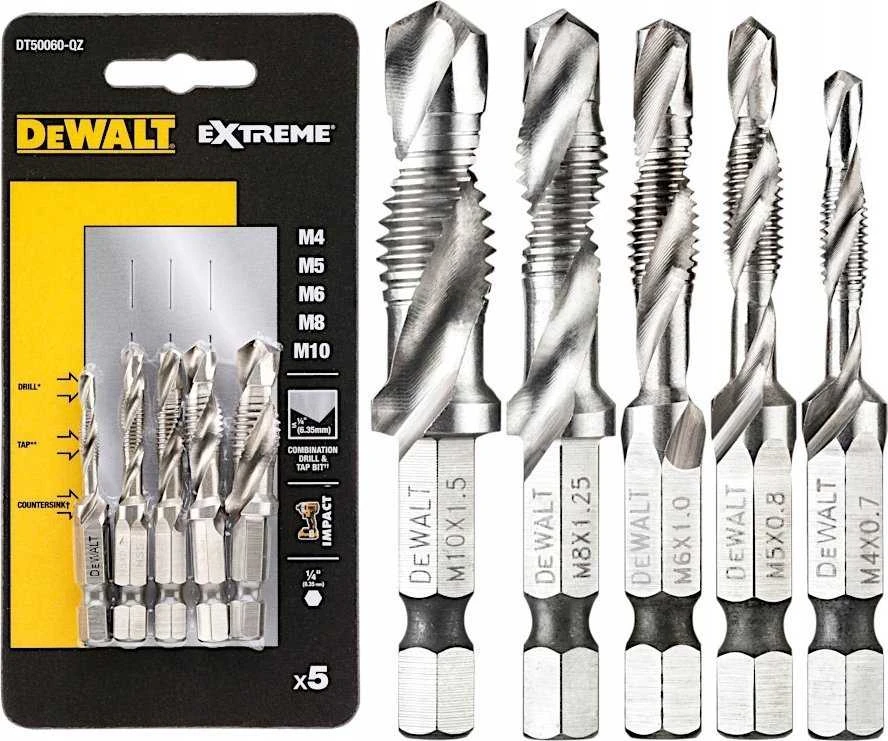 Grąžtas metalui DeWalt DT50060-QZ; 1/4''; 5 vnt.
