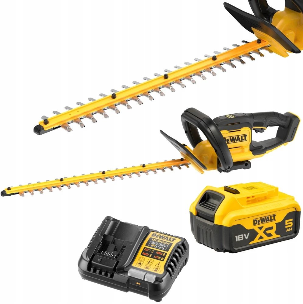 Gyvatvorių žirklės DeWalt DCMHT562P1-QW; 18 V; 1x5,0 Ah akum.