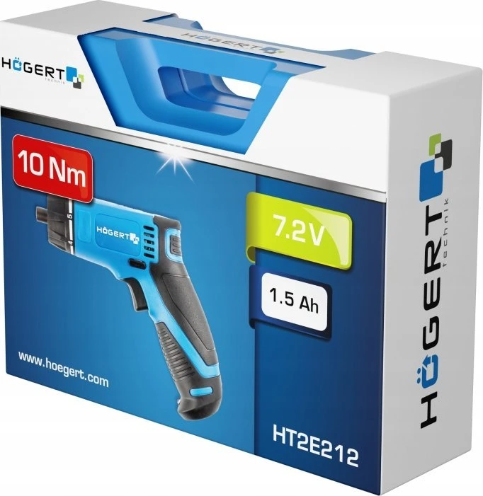 Akumuliatorinis suktuvas Hogert HT2E212; 7,2 V; 1x1,5 Ah akum.