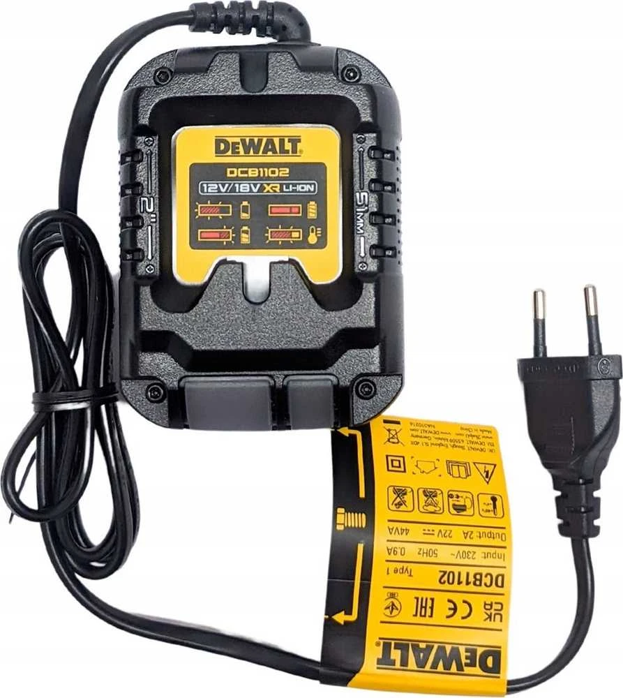 Dewalt DCB1102 įkroviklis su laido jungtimi