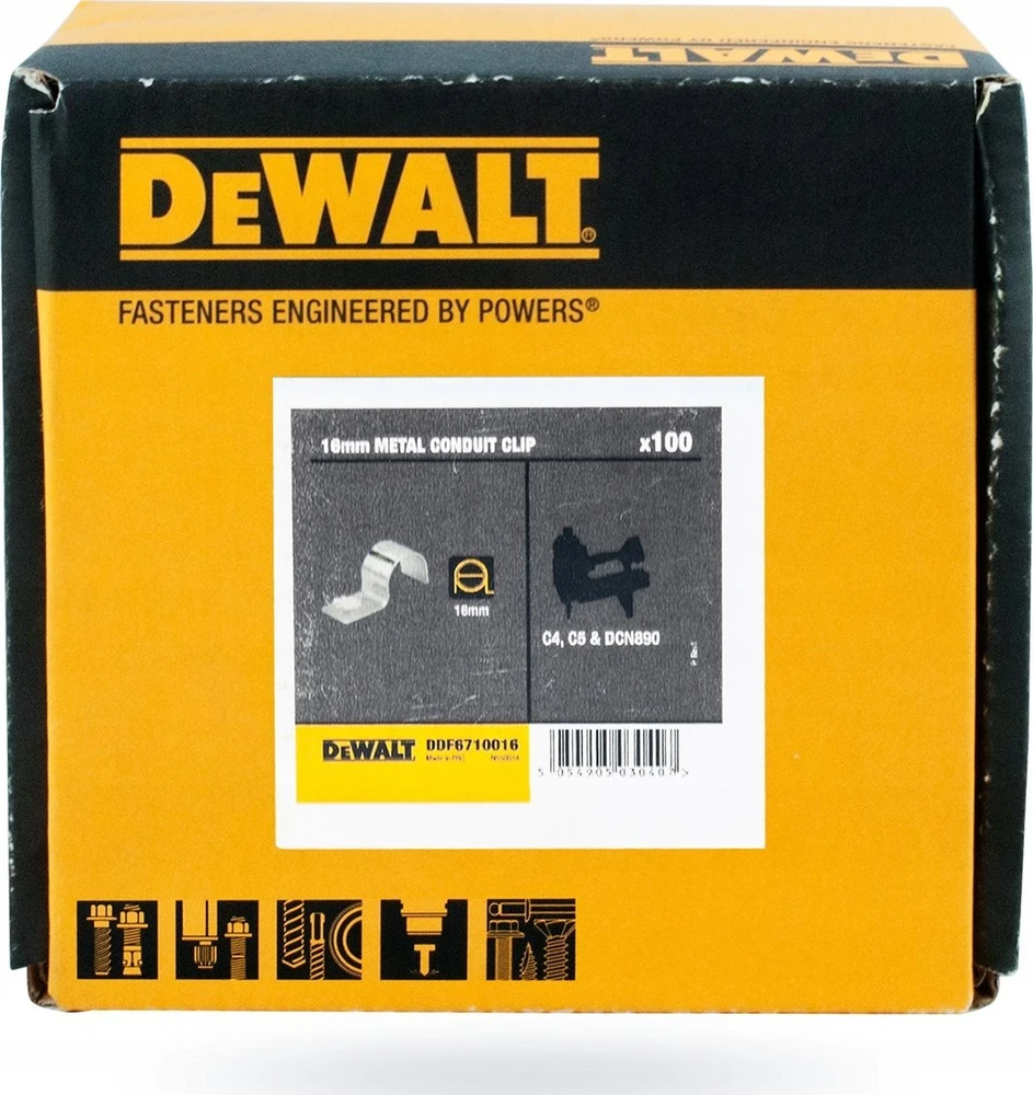Tvirtinimo elementas DeWalt DDF6710016; 16 mm; 100 vnt.