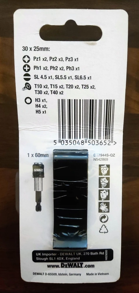 DEWALT ANTGALIŲ RINKINYS 31 vnt. XSTC