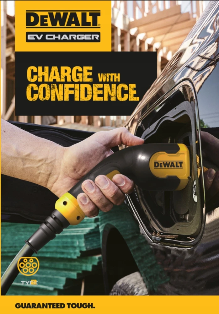 Dewalt kroviklis mobili 3,7 kw, 16a ev typ 2, 7,5 m