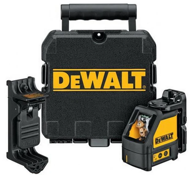 DEWALT Kryžminis lazerinis nivelyras DeWalt DW088K, raudonas