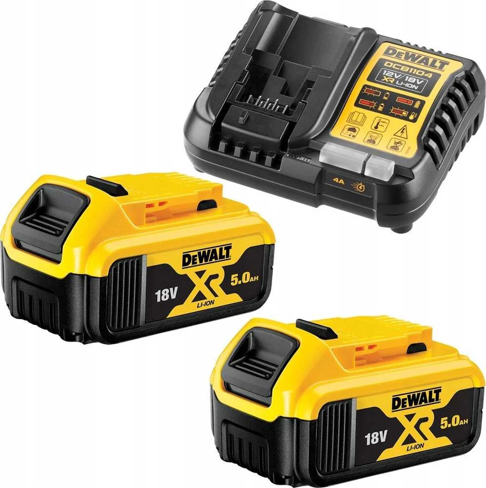DeWalt akumuliatoriai su įkrovikliu