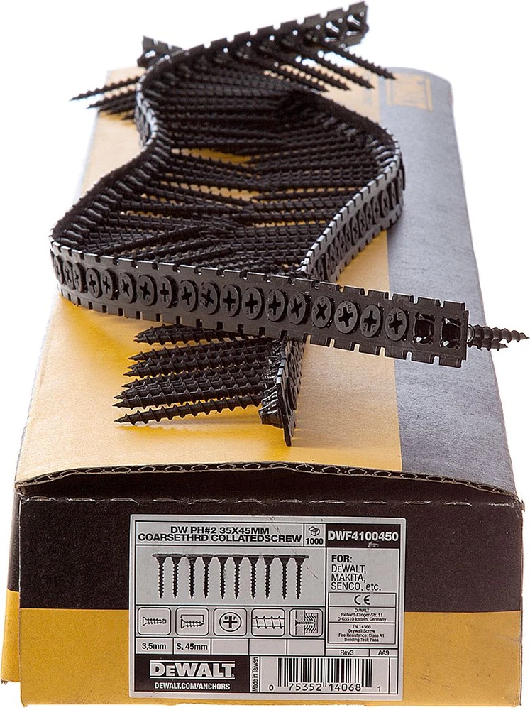 Dewalt WKRĘTY DO DREWNA 3,5x45 /1000szt. DO DCF620/1