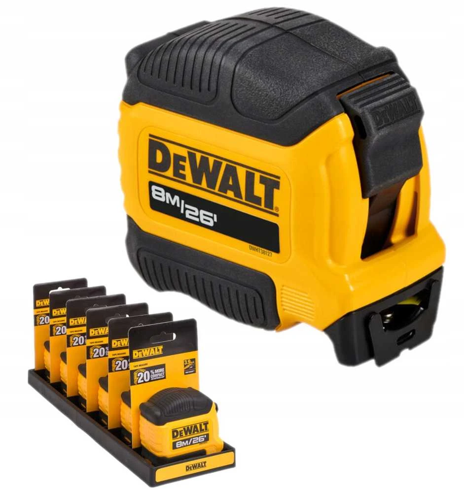 DEWALT MATUOKLĖ 8m/16ft PREMIUM 28mm