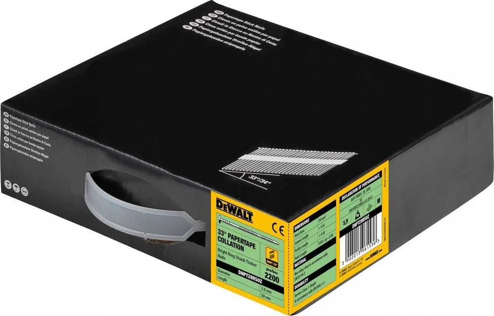 Vinys DeWalt DNPT28R50Z; 2,8x50 mm; 2200 vnt.