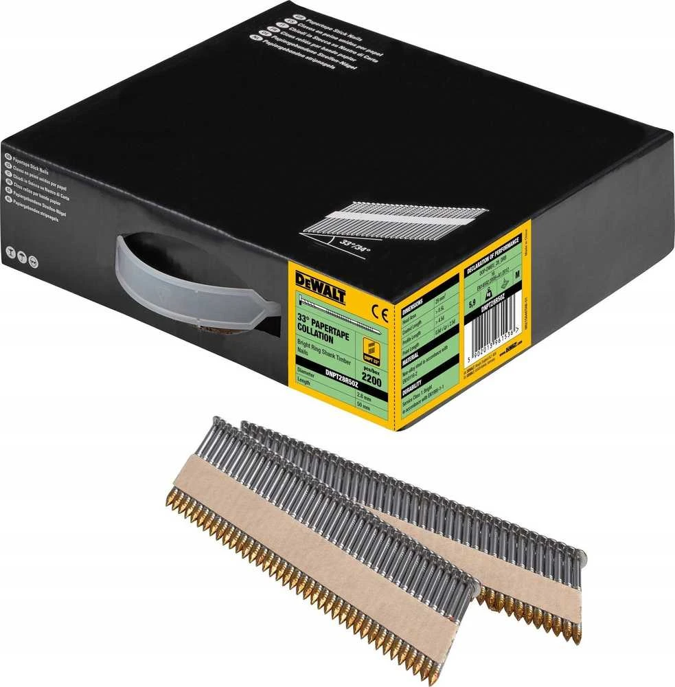 Vinys DeWalt DNPT28R50Z; 2,8x50 mm; 2200 vnt.