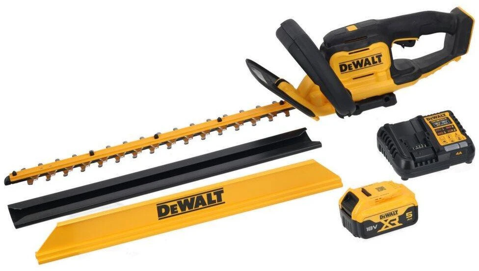 Gyvatvorių žirklės DeWalt DCMHT564P1-QW; 18 V; 1x5,0 Ah akum.