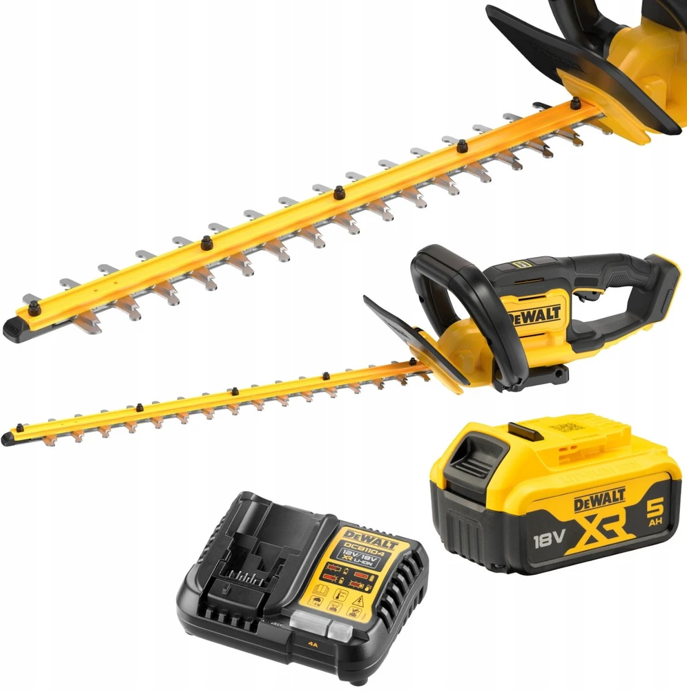 Gyvatvorių žirklės DeWalt DCMHT564P1-QW; 18 V; 1x5,0 Ah akum.