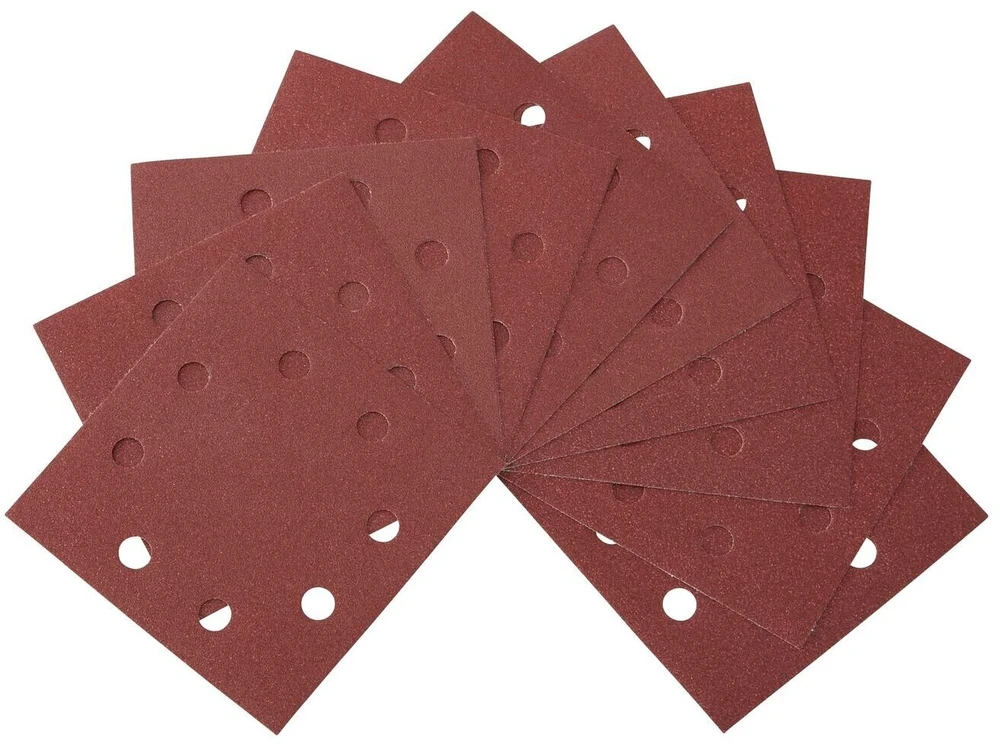 Šlifavimo popierius 115x115 mm su lipnia juosta, 8 skylės, grūdėtumas 40, DeWalt [DT3020-QZ] 10 vnt.