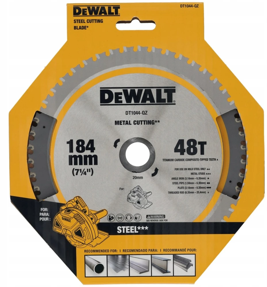 Pjovimo diskas medienai DeWalt DT1044-QZ; 184x20x1,6 mm