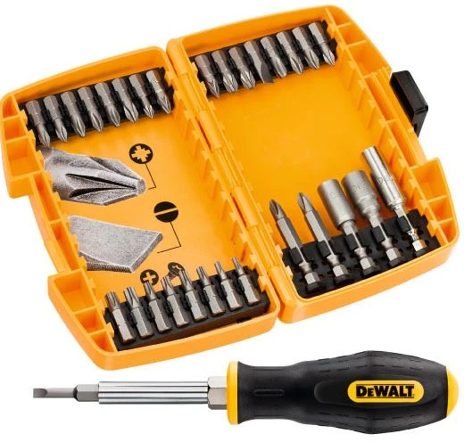 Rankena atsuktuvui DeWalt DT71506 + sukimo antgaliai