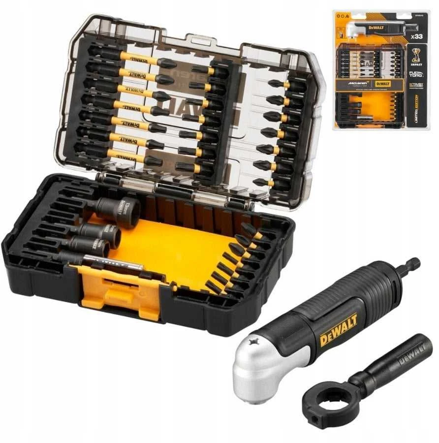 dewalt mclaren komplektas bitów toughcase+ 33el.