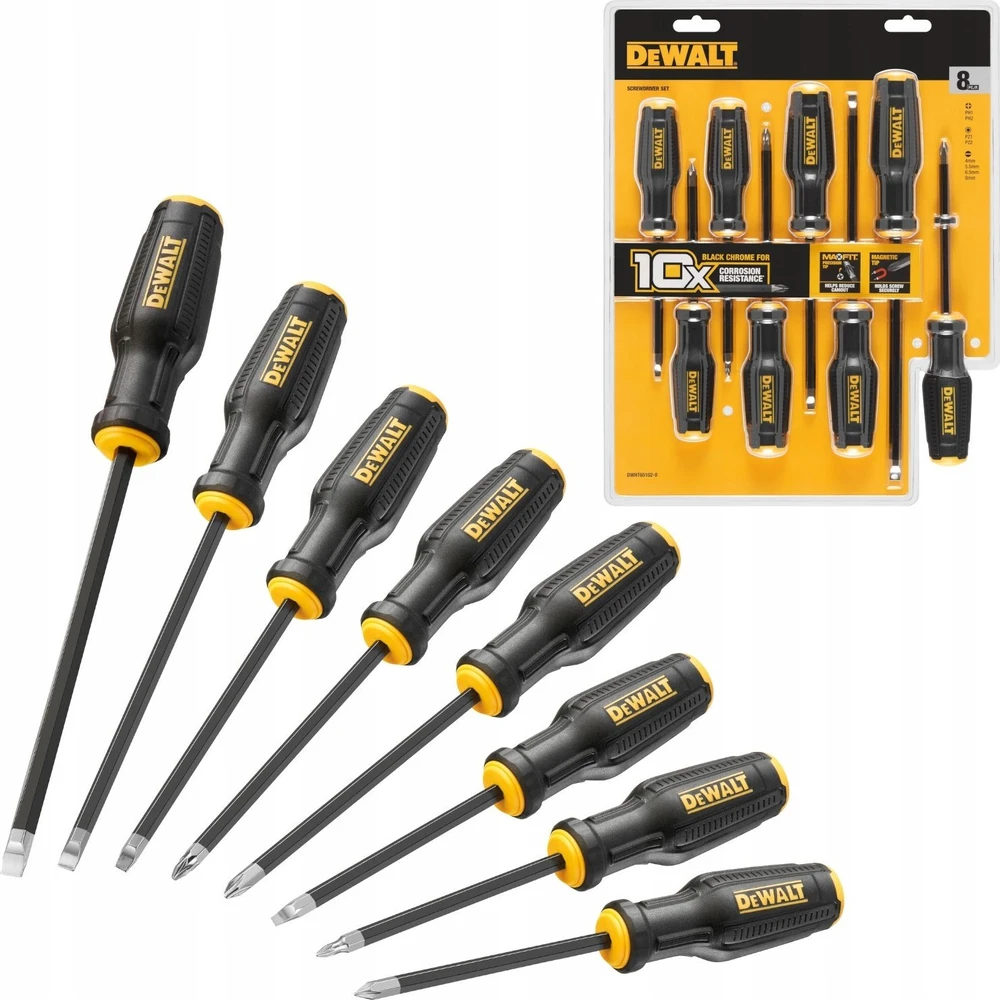 Atsuktuvų komplektas DeWalt DWHT65102-0; 8 vnt.