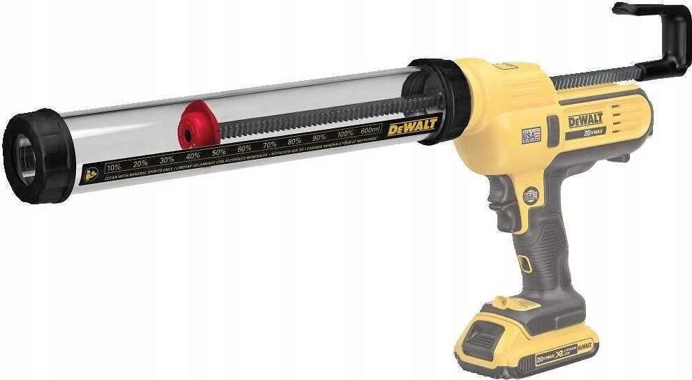 Silikono pistoleto rinkinys Dewalt DCE5801; 600 ml