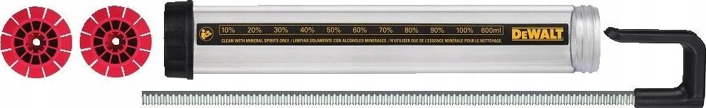 Silikono pistoleto rinkinys Dewalt DCE5801; 600 ml