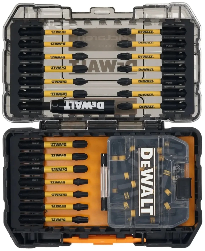 Grąžtas Sukimo antgalių komplektas DeWalt DT70908T; 51 vnt.