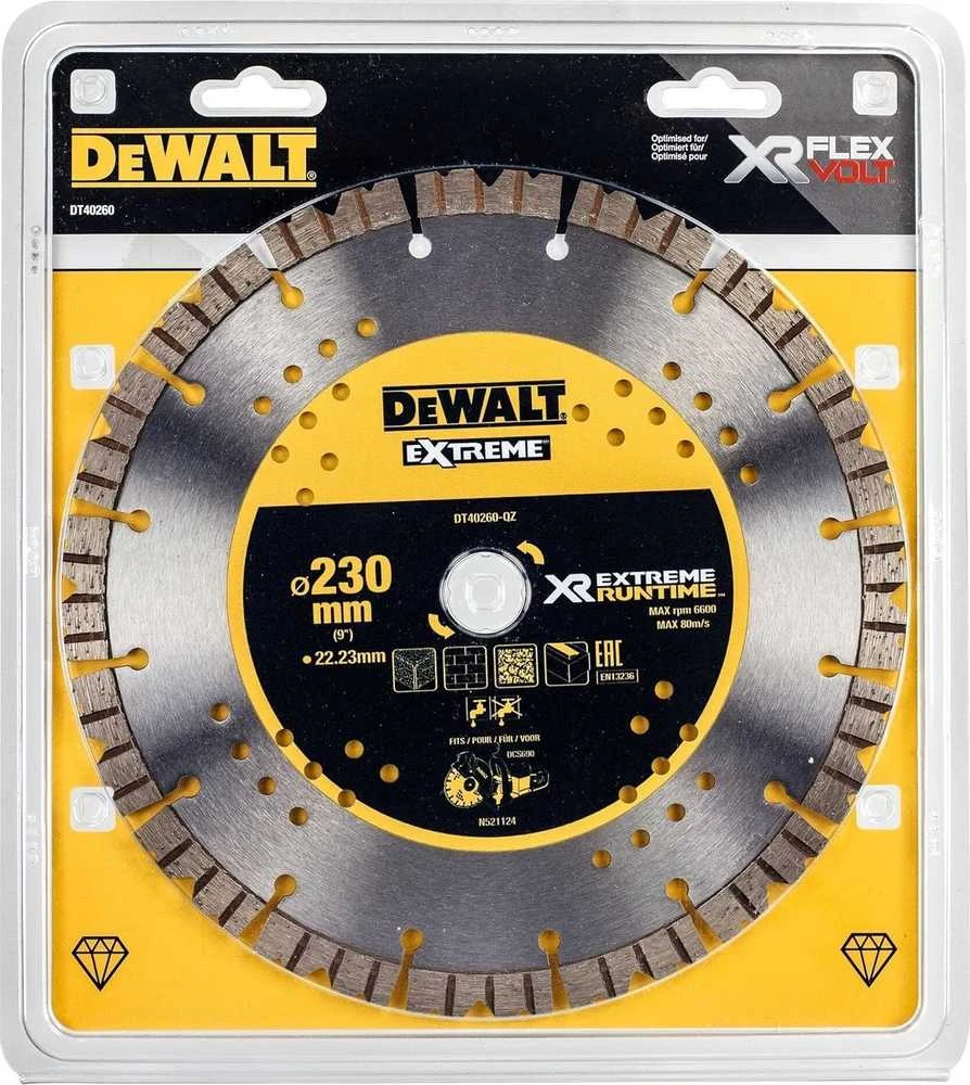 Deimantinis pjovimo diskas DeWalt DT40260-QZ; 230x22,23x3 mm