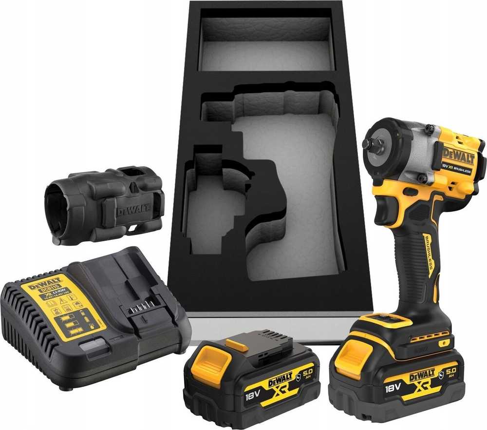 De Walt DEWALT.Smūginis veržliasukis 3/8" 18V DCF923P2G 406Nm 2x5,0Ah ZAPADKA