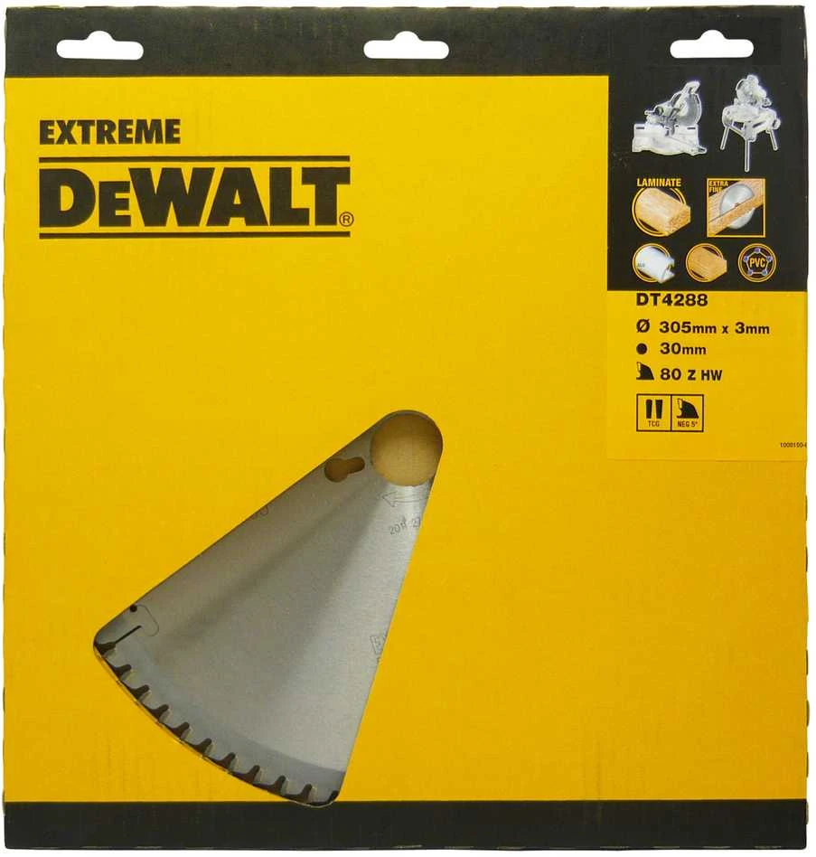 Pjovimo diskas medienai DeWalt; 305x3x30,0 mm; Z80; -5°