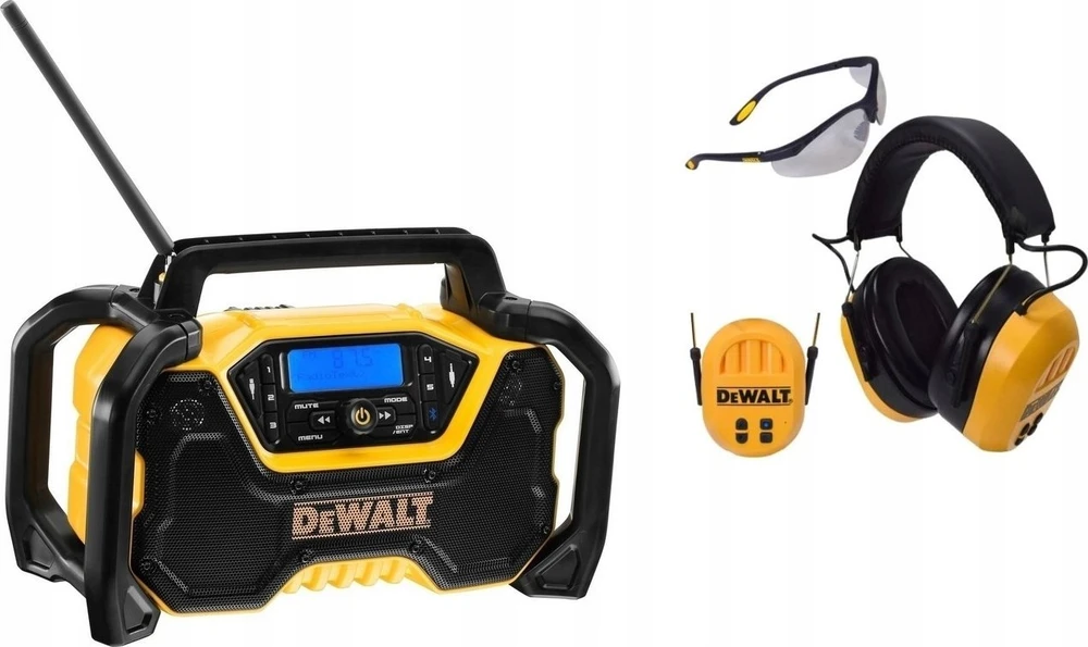DeWALT DCR029-QW radijo imtuvas Nešiojama Juoda, Geltona
