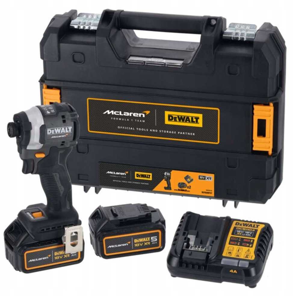 Dewalt 18 V XR sukimo smūginis 2 x 5 Ah „McLaren“