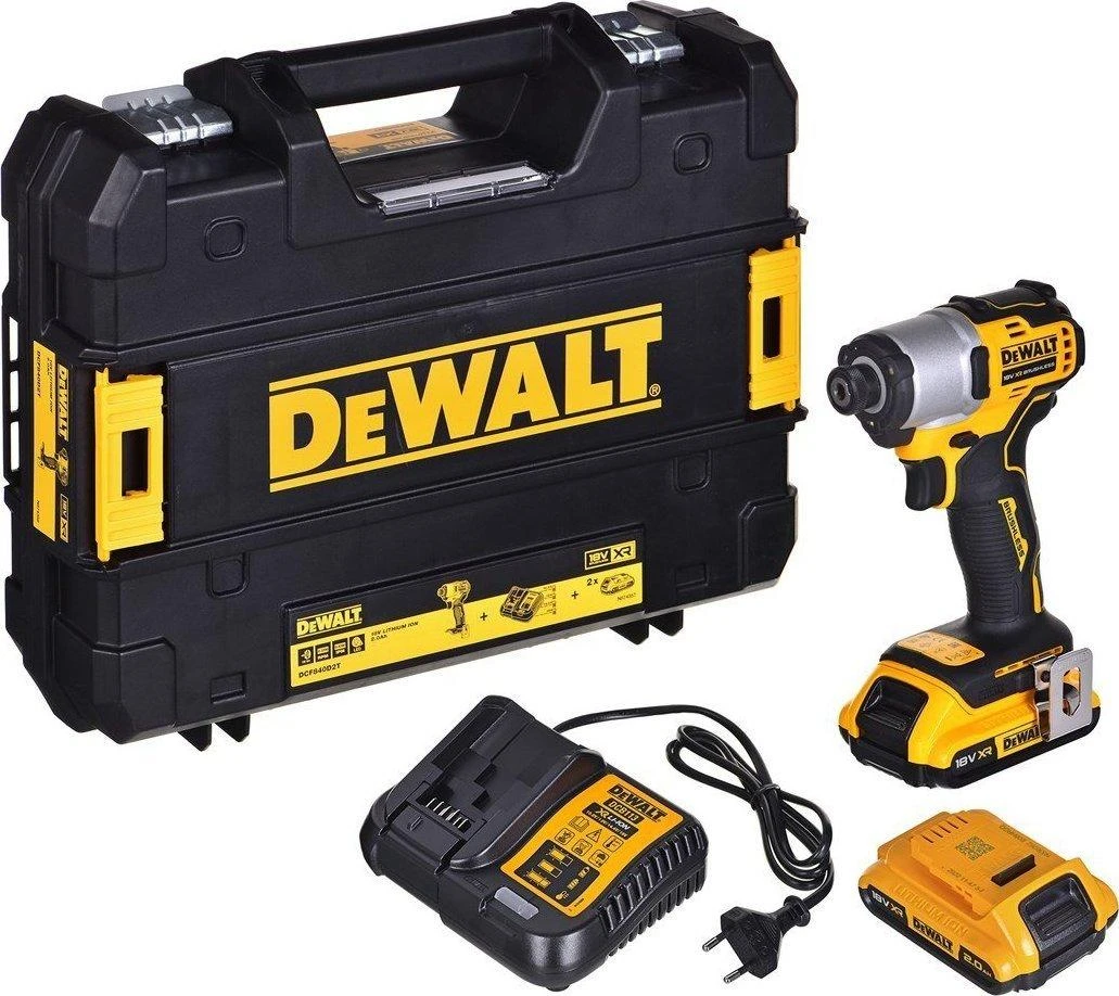 Smūginis suktuvas DeWalt DCF840D2T; 18 V; 2x2,0 Ah akum.