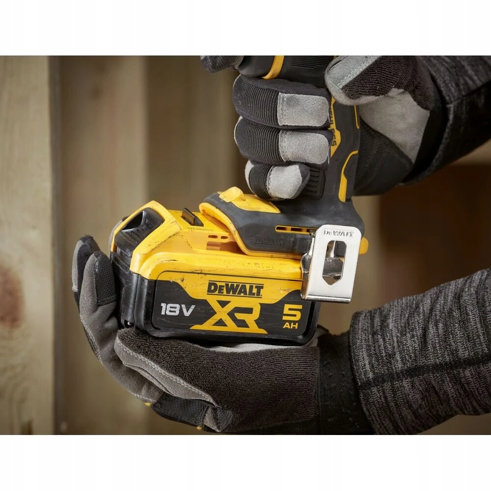 Akumuliatorinis smūginis suktuvas-gręžtuvas DeWalt DCD799P2T-QW; 18 V; 2x5,0 Ah akum.
