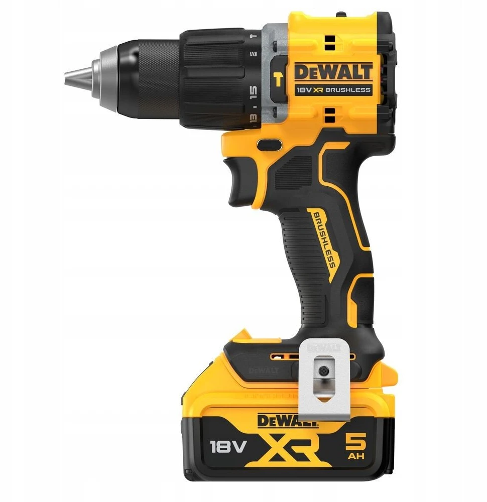 Akumuliatorinis smūginis suktuvas-gręžtuvas DeWalt DCD799P2T-QW; 18 V; 2x5,0 Ah akum.