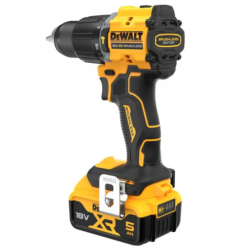Akumuliatorinis smūginis suktuvas-gręžtuvas DeWalt DCD799P2T-QW; 18 V; 2x5,0 Ah akum.