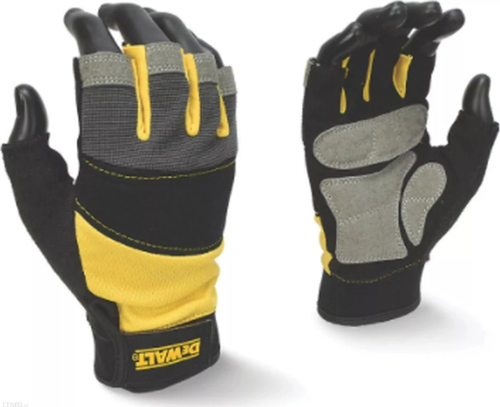 „Dewalt“ sustiprintos pirštinės be pirštų, l „Dewalt“