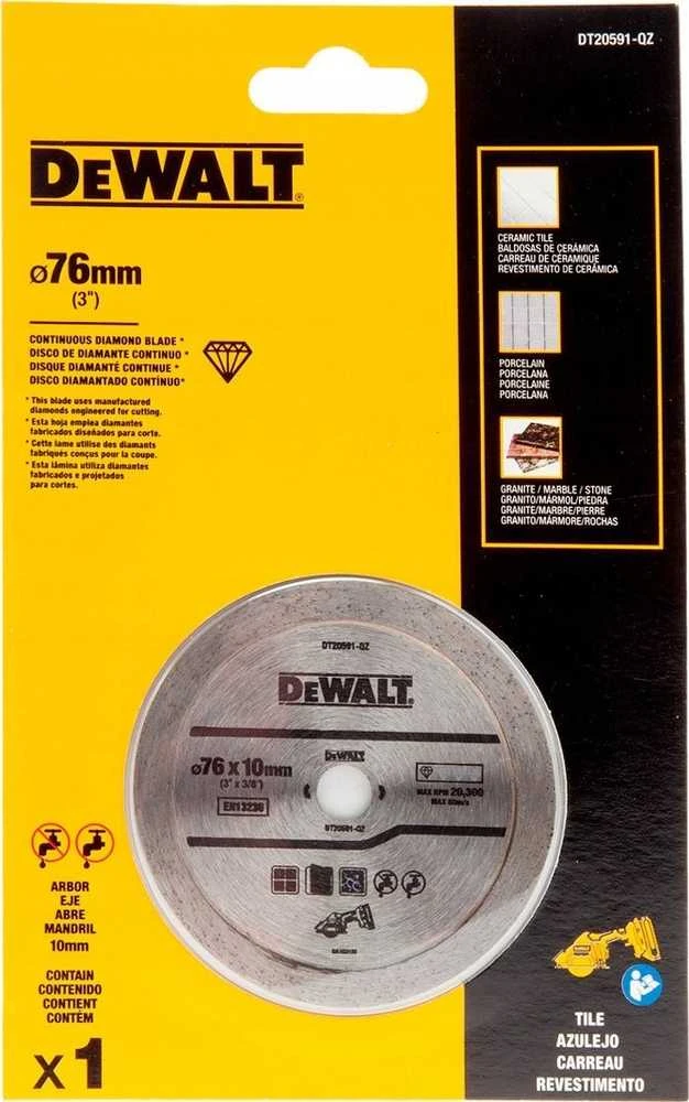 DEWALT DEIMANTINIS DISKAS PILNAS 76mm x 9,6mm SKIRTAS DCS438