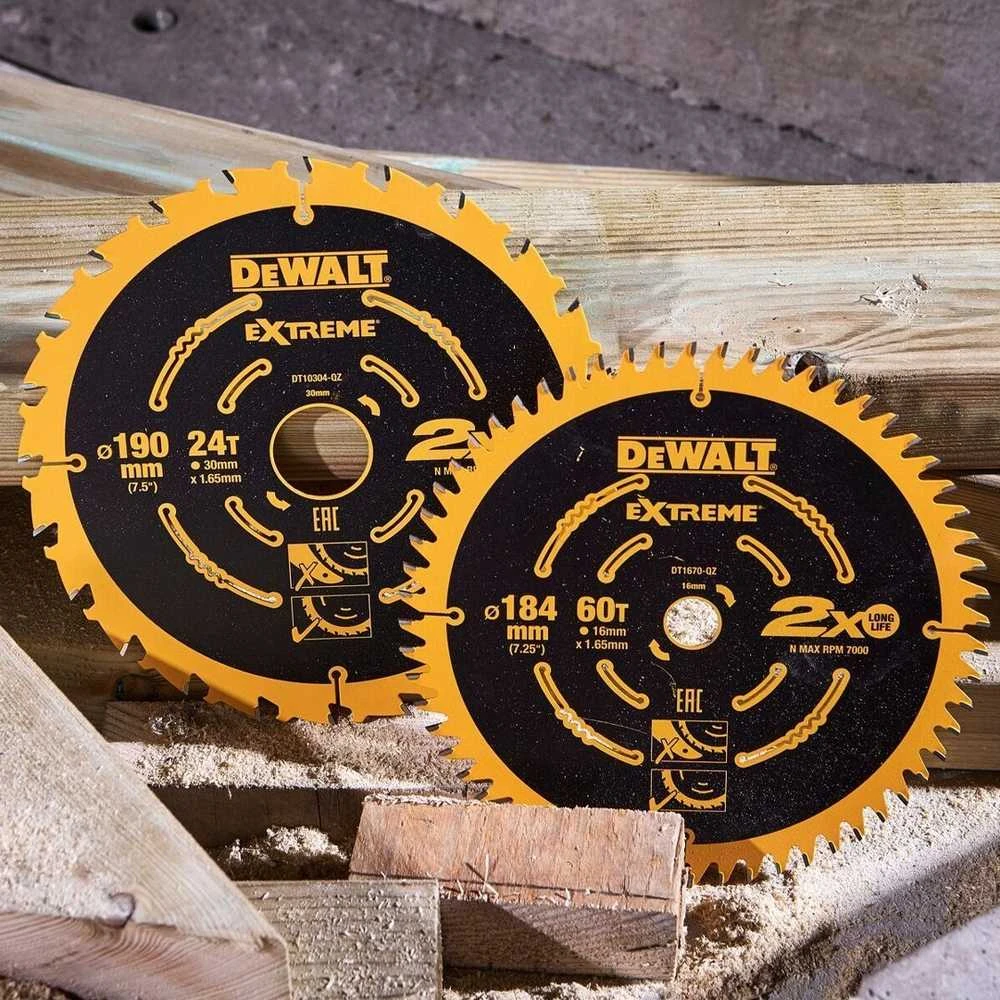 Pjovimo diskas medienai DeWalt DT1670-QZ; 184 mm