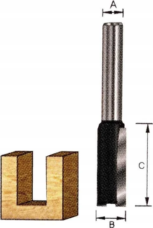 DEWALT FREZ PROSTY 22mm TRZPIEŃ 8mm