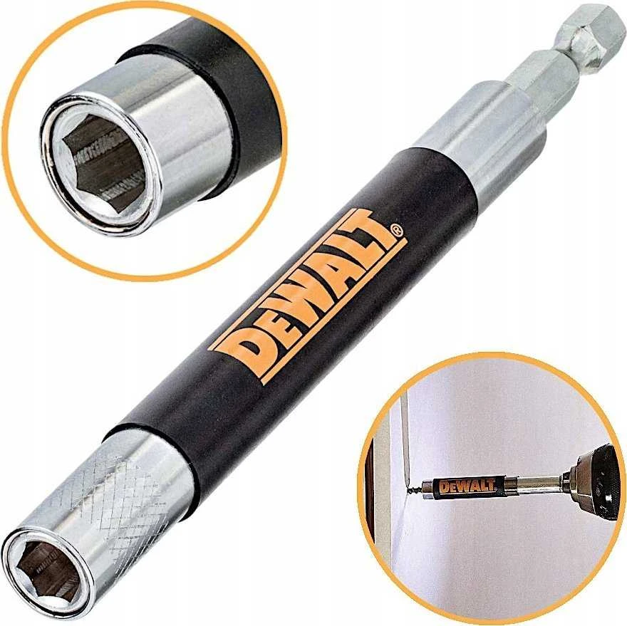 DEWALT MAGNETINIS ANTGALIO LAIKIKLIS SU VARŽTŲ KREIPTUVU SKERSMUO 12mm / 120mm