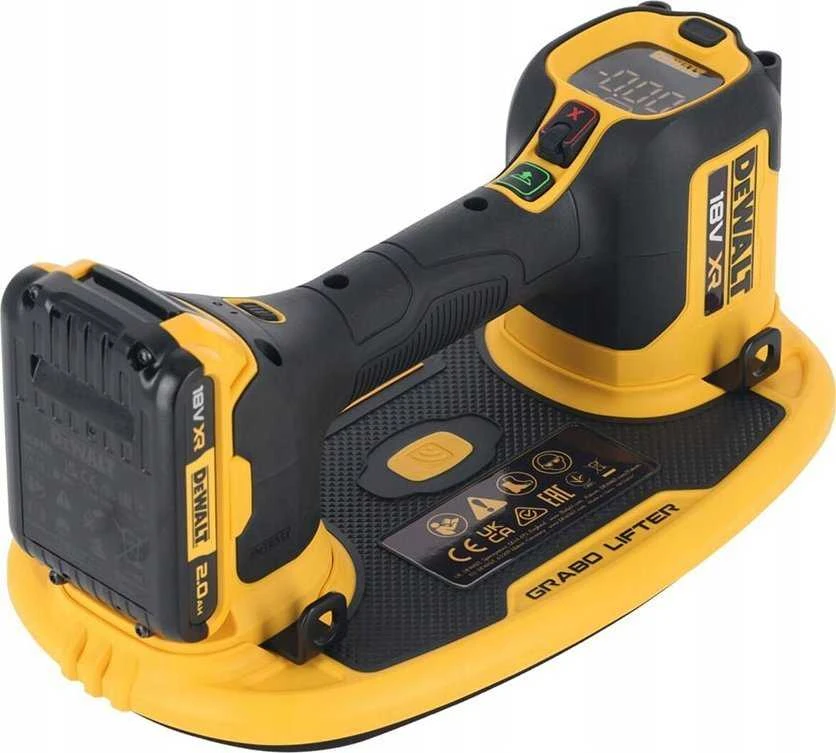 Stiklo laikiklis DeWalt DCE590D1T-QW; 120 kg; 18 V; 1x2,0 Ah akum.
