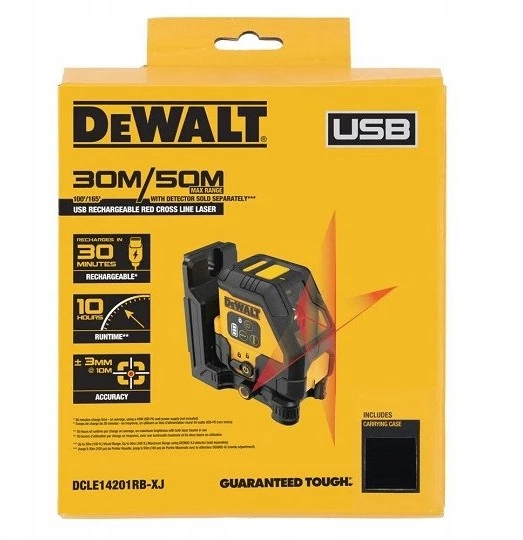 Lazerinis nivelyras su savaiminio išsilyginimo funkcija DeWalt DCLE14201GB-XJ