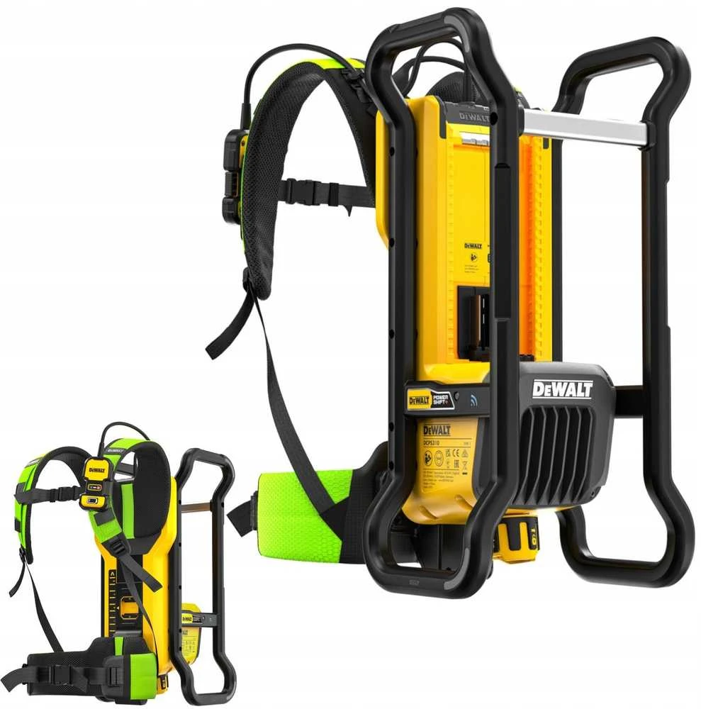 Belaidis kuprinės betoninis vibratorius, POWERSHIFT 554 Wh, 54V, DeWalt [DCPS310N-XJ]