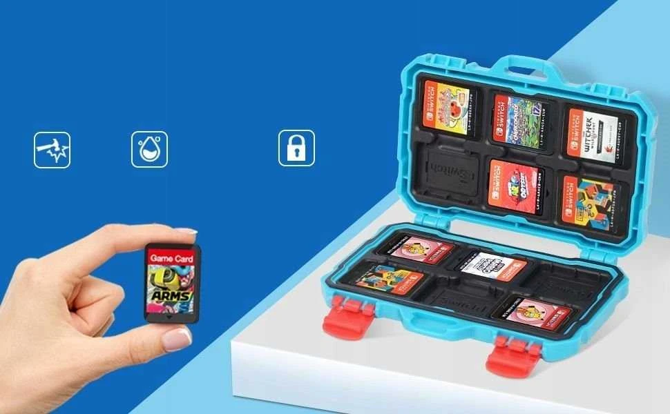 KH10S dėklas 12x žaidimams Nintendo Switch OLED Lite (SB8868)