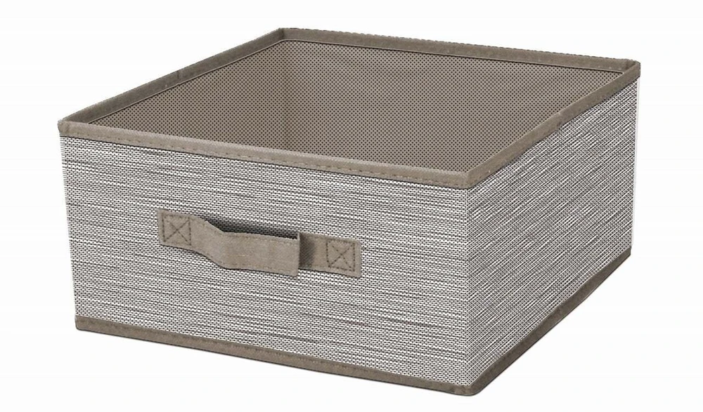 Domoletti BOXES STOR DOMOLETTI 3PCE 26X26X9CM Pilkas