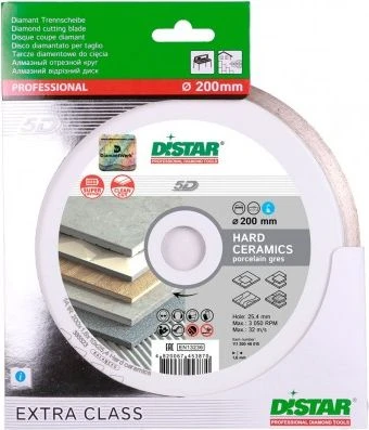 Di-Star DISTAR TARCZA DIAMENTOWA DISTAR 230x1,6x10x25,4 Hard ceramics