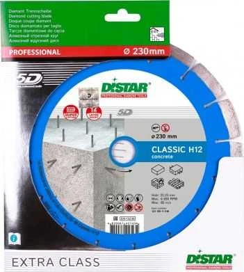 230MM DISTAR CLASSIC H12 Deimantinis diskas gelžbetoniui hidrotechniniam betonui