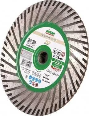125MM DISTAR TURBO DUPLEX GRANITE Akmens pjovimo ir šlifavimo diskas su flanšu (M14)