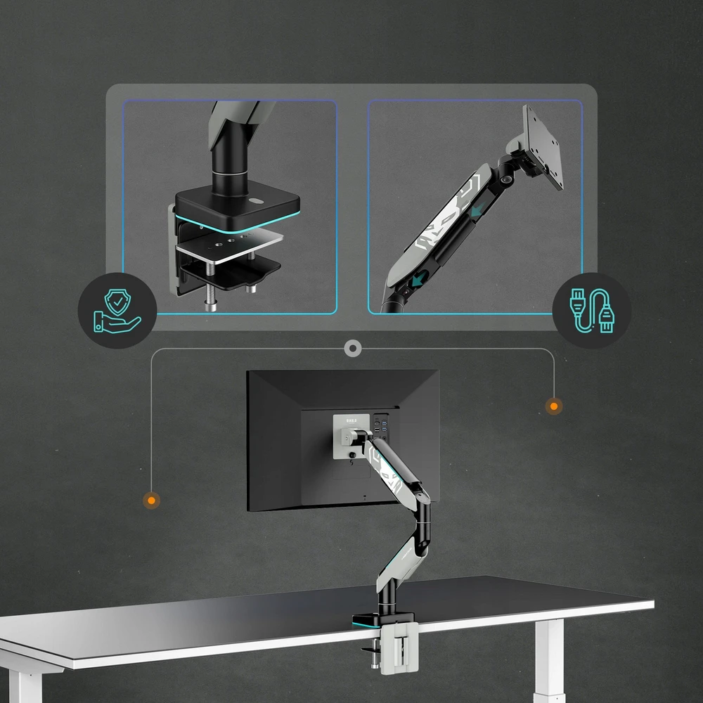 Diablo Chairs Laikiklis na monitorius do 49'' X-ARM