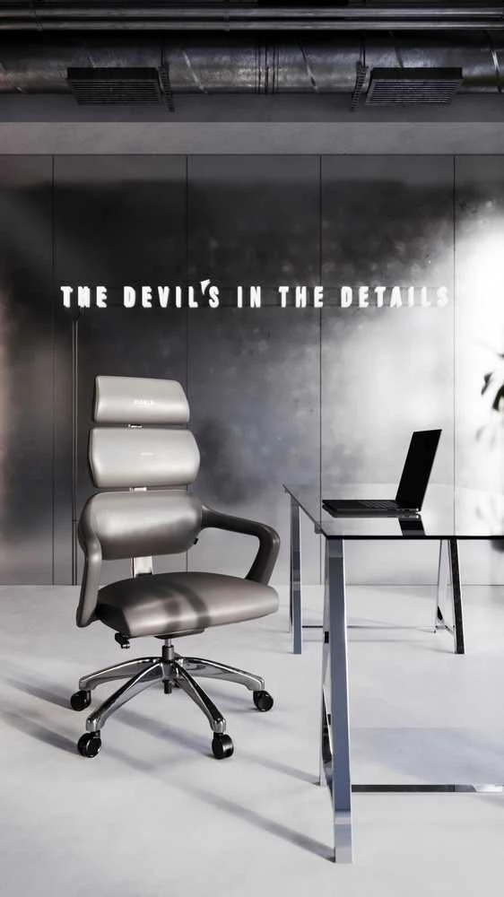 Diablo Chairs Diablo V-Modular Shadow Pilkas ergonominė kėdė